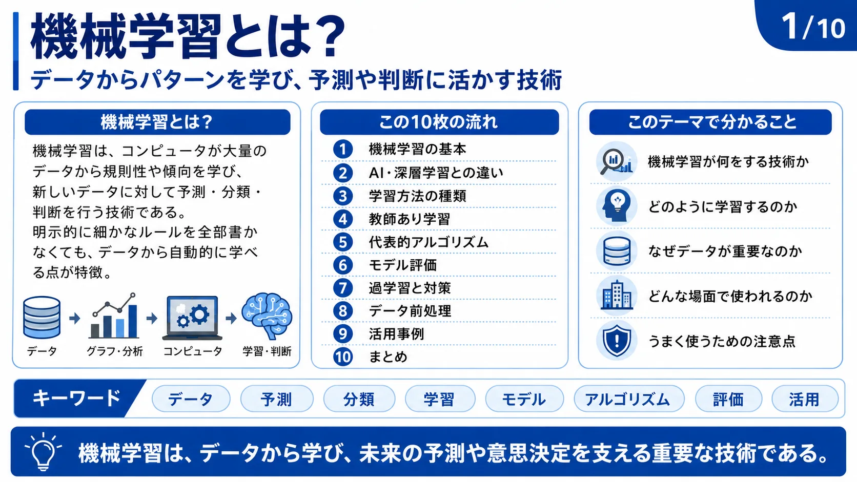機械学習とは？