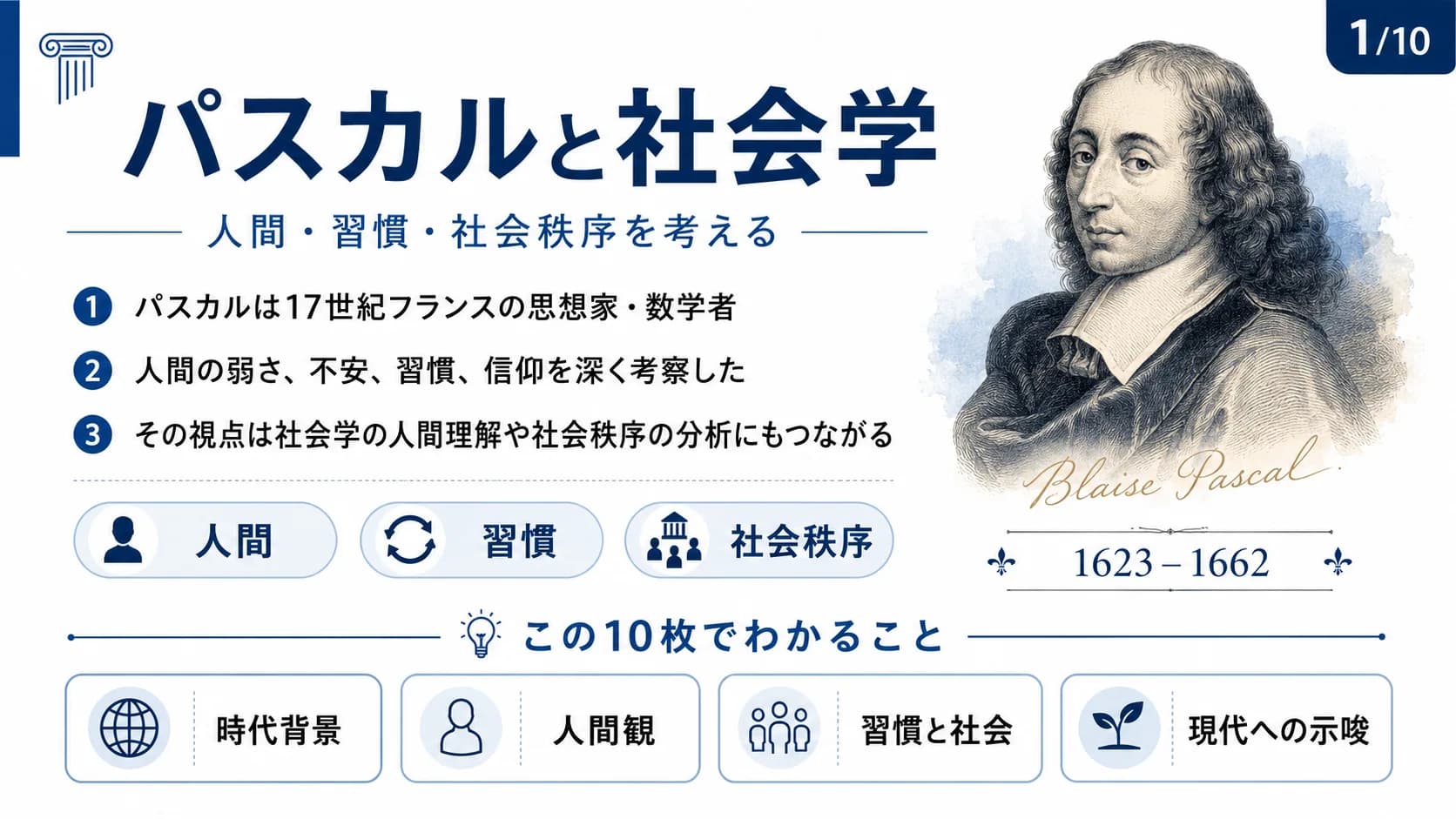 パスカルと社会学