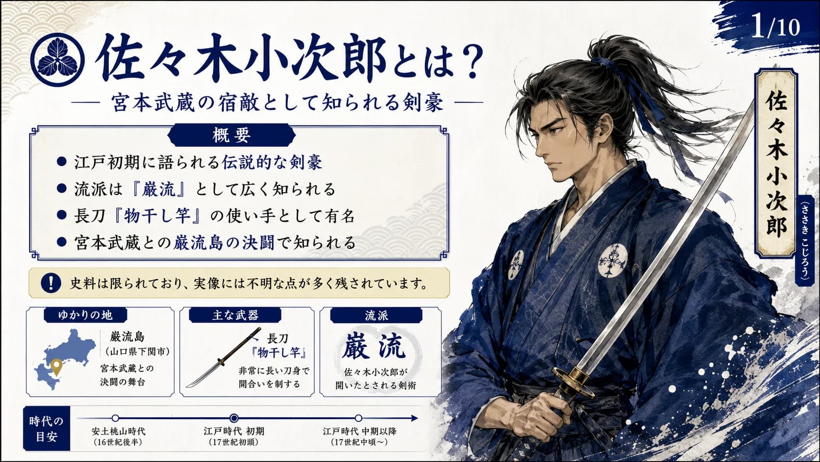 佐々木小次郎とは？