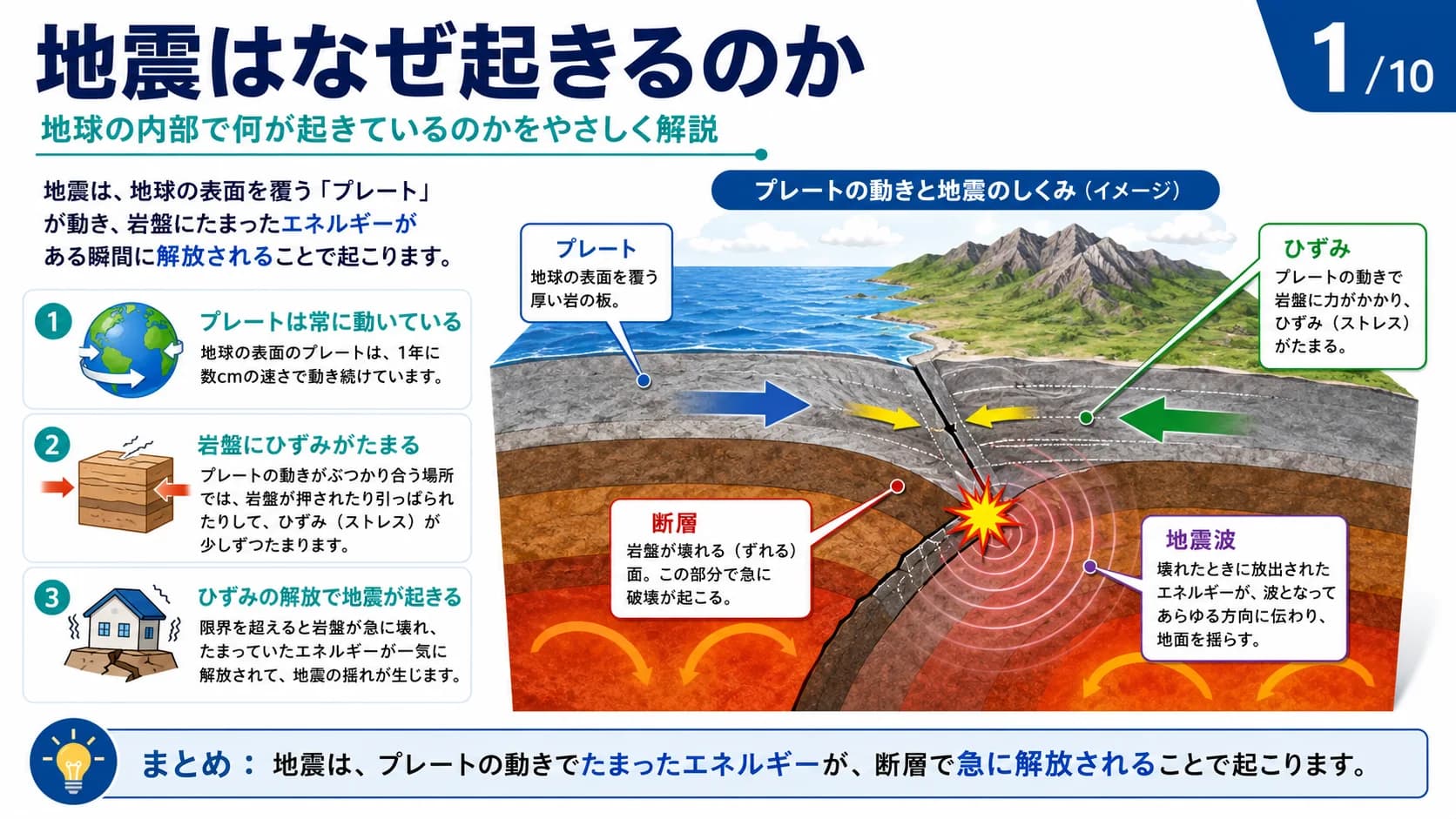 地震はなぜ起きるのか